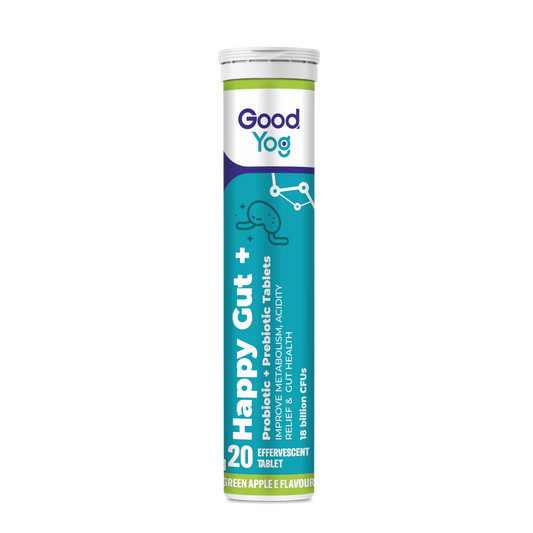 Happy Gut+ Probiotic + Prebiotic Tablets