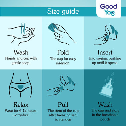 EcoCup - Reusable Menstrual Cup - Medical Grade Silicone - 12 Hour Protection
