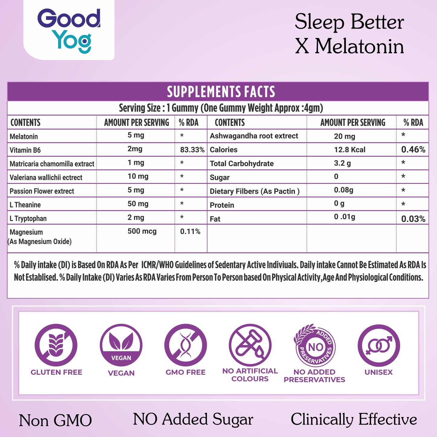 Sleep Better x Melatonin Gummies with Ashwagandha